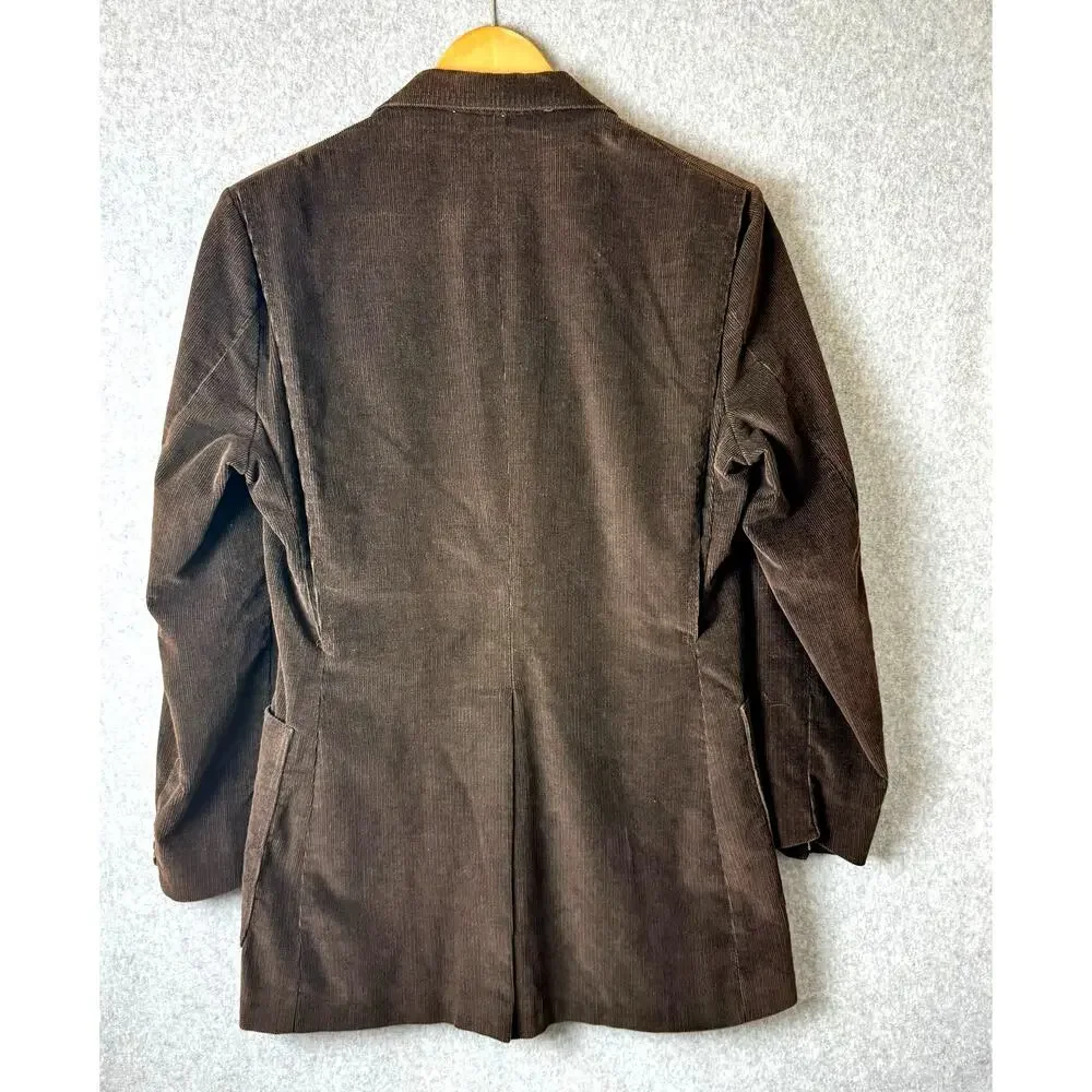 Vintage Levi's Sportswear Wildfire Panatela Corduroy Blazer Mens 36R 70s Brown